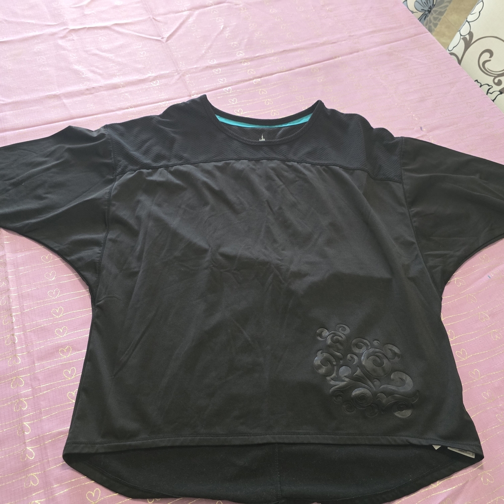 Disney Black Men's Shirt with Subtle Design